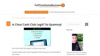 Is Clout Cash Club Legit? So Spammy! | Scam Busting Reviews!