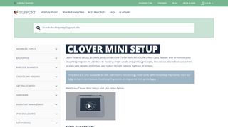 Clover Mini Setup | ShopKeep Support