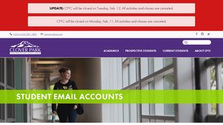 Student Email Accounts | Clover Park Technical College