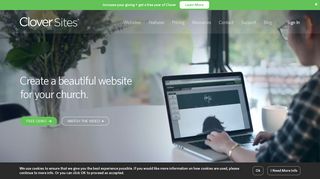 Clover | Create a beautifully designed church website
