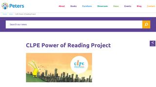 CLPE Power of Reading Project | Peters