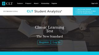 Classic Learning Test (CLT) - The New Standard for College ...