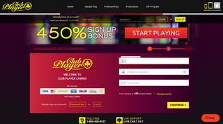 Sign Up - Club Player Casino