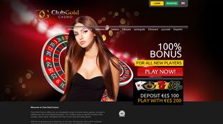 Play Online Casino Games at Club Gold Casino