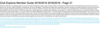 Club Exploria Member Guide 2018/2019 2018/2019 - Page 21