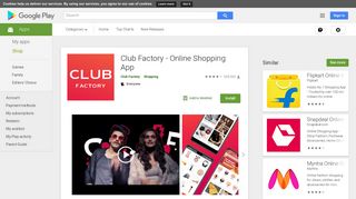 Club Factory - Online Shopping App - Apps on Google Play