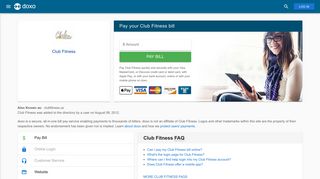 Club Fitness: Login, Bill Pay, Customer Service and Care Sign-In - Doxo