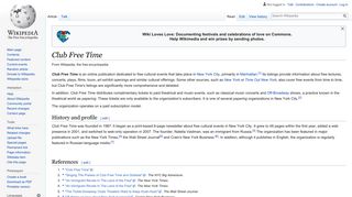 Club Free Time - Wikipedia