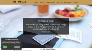 Join Club Individual | Individual Restaurants