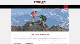 Embarc® Resorts - Destinations - Whistler