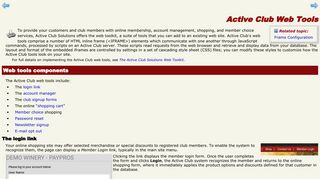 Active Club Web Tools