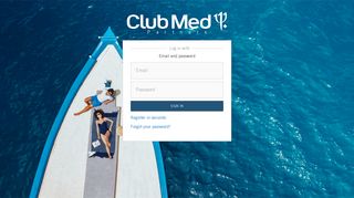 Fill up account data - Club Med Travel Agent Portal – South Africa