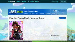 Image - Fashion Festival login penguin 2.png | Club Penguin Wiki ...