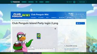 Image - Club Penguin Island Party login 2.png | Club Penguin Wiki ...