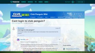 Cant login to club penguin? | Club Penguin Wiki | FANDOM powered ...