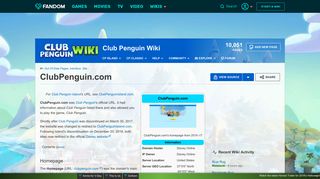 ClubPenguin.com | Club Penguin Wiki | FANDOM powered by Wikia