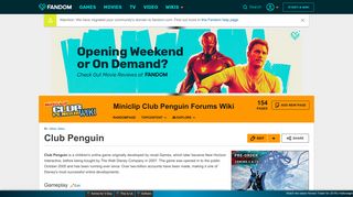 Club Penguin | Miniclip Club Penguin Forums Wiki | FANDOM ...