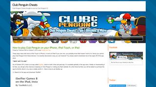 How to play Club Penguin on your iPhone, iPod Touch, or iPad - Club ...