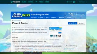 Parent Tools | Club Penguin Wiki | FANDOM powered by Wikia