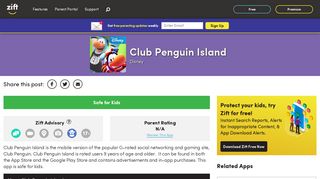 Club Penguin Island - Zift App Advisor
