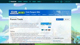 Parent Tools | Club Penguin Wiki | FANDOM powered by Wikia
