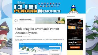 Club Penguin Overhauls Parent Account System | Club Penguin ...
