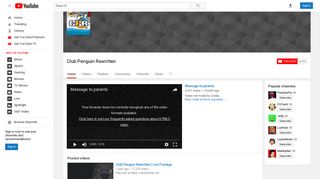 Club Penguin Rewritten - YouTube