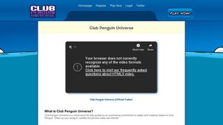 Club Penguin Universe - Waddle around and meet new friends!