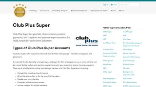 Club Plus Super: Review & Compare | Canstar