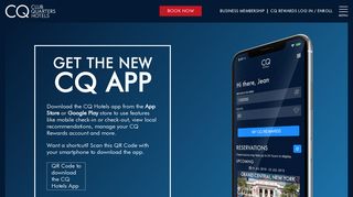 Get the new CQ App - Club Quarters Hotels