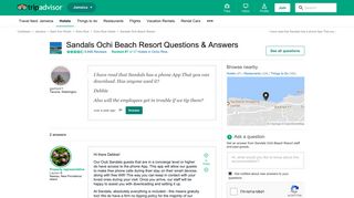 I have read that Sandals has a phone App That you... - TripAdvisor