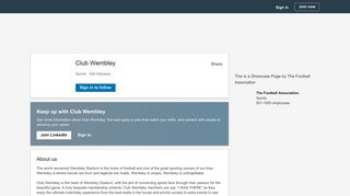 Club Wembley | LinkedIn