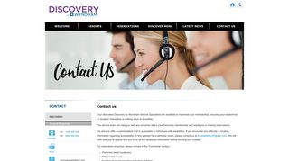 Discovery by Wyndham Contact Details | Discovery Program