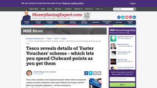 Tesco reveals details of 'Faster Vouchers' scheme - which lets you ...