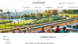 Member Sign In | ClubCorp