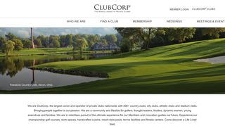 ClubCorp, Country Clubs, City Clubs, Private Clubs