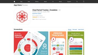 Clue Period Tracker & Calendar on the App Store - iTunes - Apple