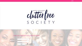 Login | Clutter Free Society