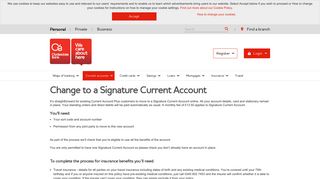 Change to a Signature Current Account | Clydesdale Bank