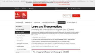 Loans and finance | Clydesdale Bank