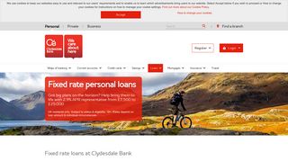 Fixed rate loans | Clydesdale Bank
