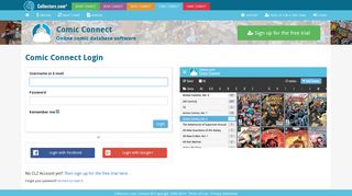 Login to Comic Connect - Collectorz Connect