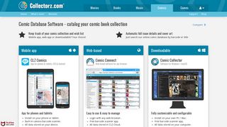 Comic Book Database Software, catalog your comic collection ...