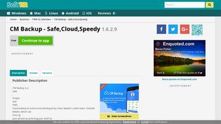 CM Backup - Safe,Cloud,Speedy 1.6.2.9 Free Download