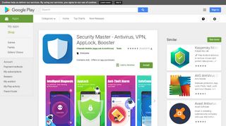 Security Master - Antivirus, VPN, AppLock, Booster - Apps on Google ...