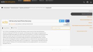 CM Security Vault Photo Recovery - XDA Forums - XDA Developers