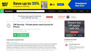 CM Security - Private photo vault (cmcm) for iOS - Free download and ...