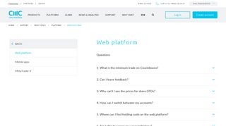 Web platform | CMC Markets