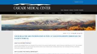 Patient Portal Instructions - Cascade Medical Center