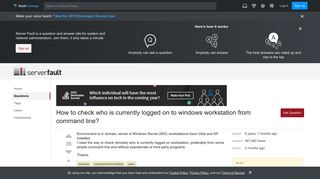 How to check who is currently logged on to windows workstation ...